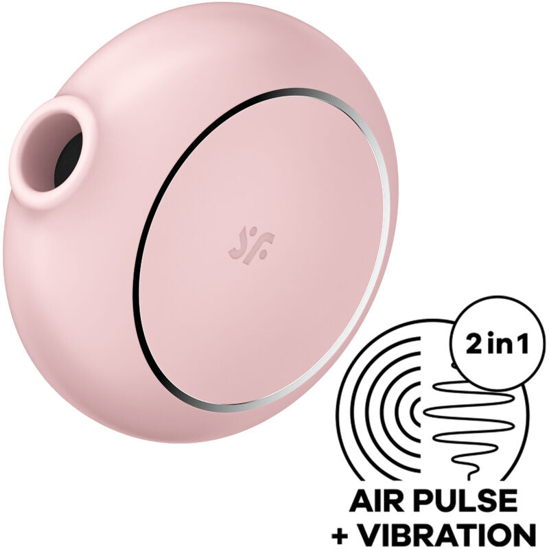 Satisfyer - Pro to GO 3 Double Air Pulse Stimulator & Vibrator Pink – Clitoral Suction Toy