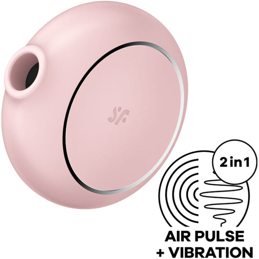 Satisfyer - Pro to GO 3 Double Air Pulse Stimulator & Vibrator Pink – Clitoral Suction Toy