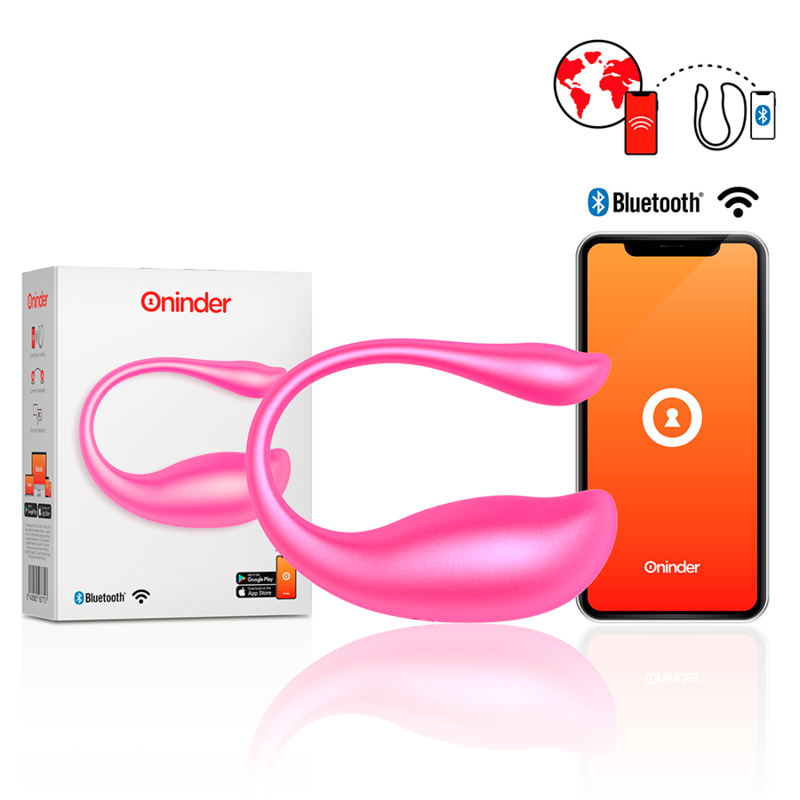Oninder - Nairobi Vibrating Egg Pink - Free App – Egg Vibrator