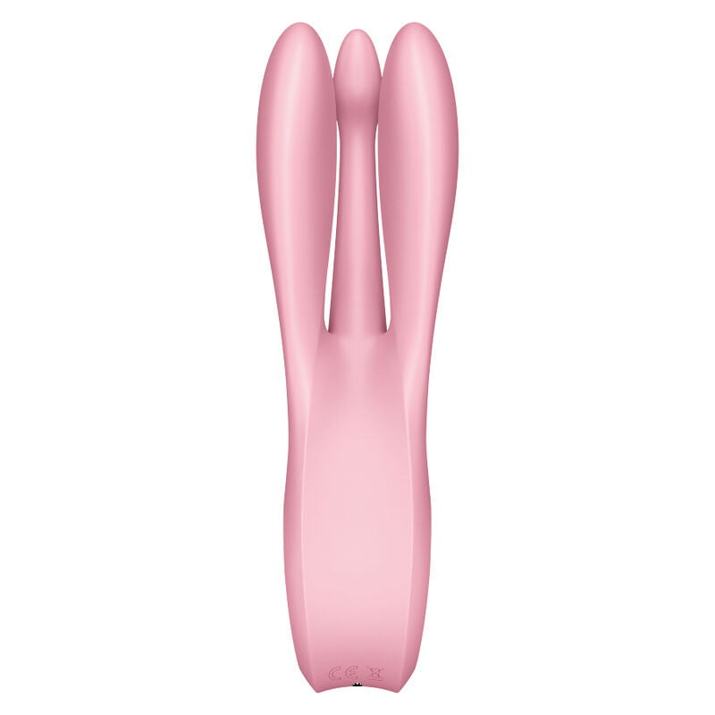 Satisfyer - Threesome 1 Vibrator Pink – Clitoral Vibrator