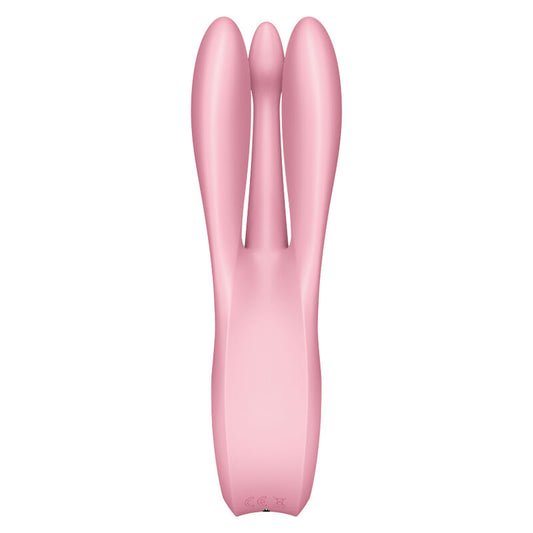 Satisfyer - Threesome 1 Vibrator Pink – Clitoral Vibrator