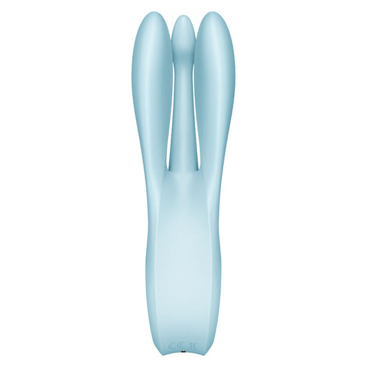 Satisfyer - Threesome 1 Vibrator Blue – Clitoral Vibrator