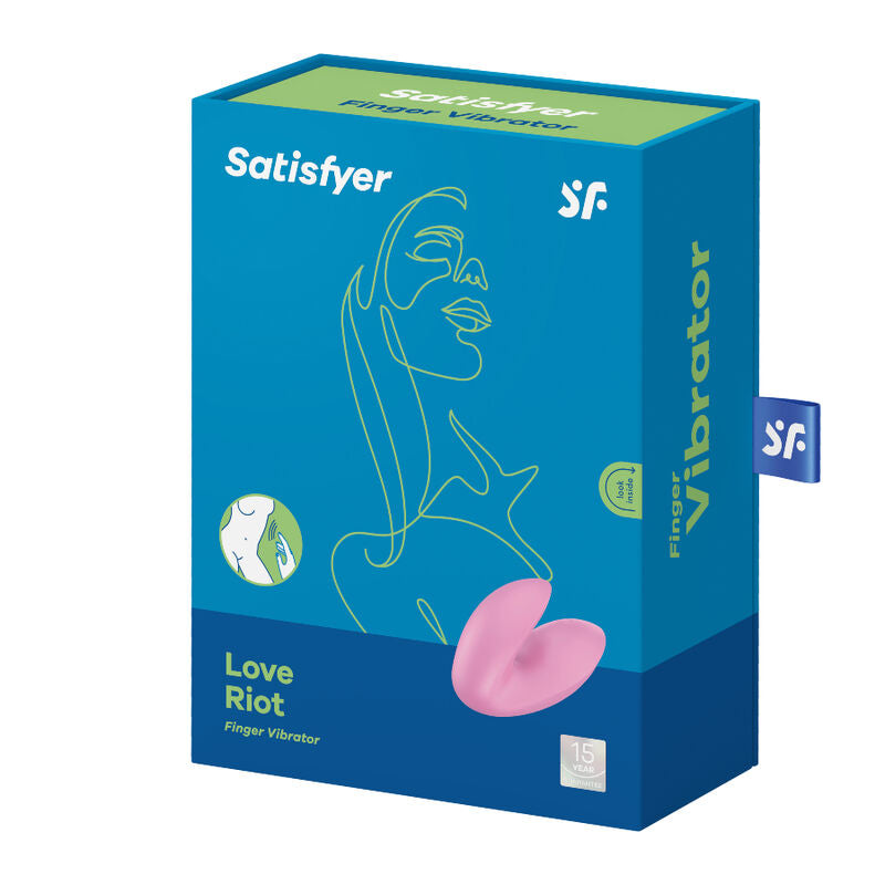 Satisfyer - Love Riot Finger Vibrator Pink – Mini Finger Vibrator