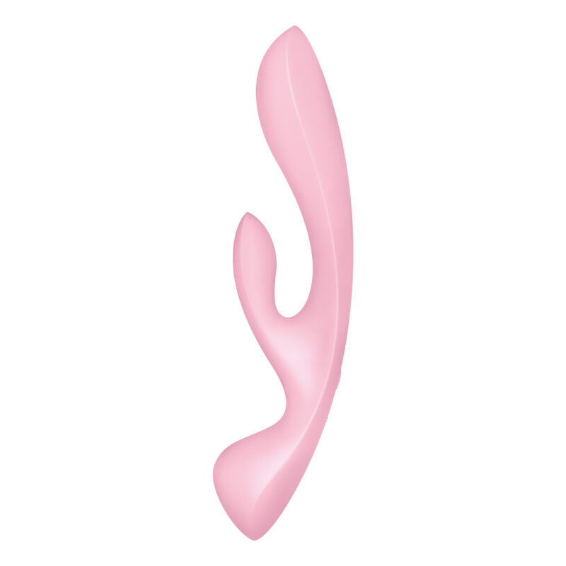 Satisfyer - Triple Oh Hybrid Vibration Pink – Rabbit Vibrator
