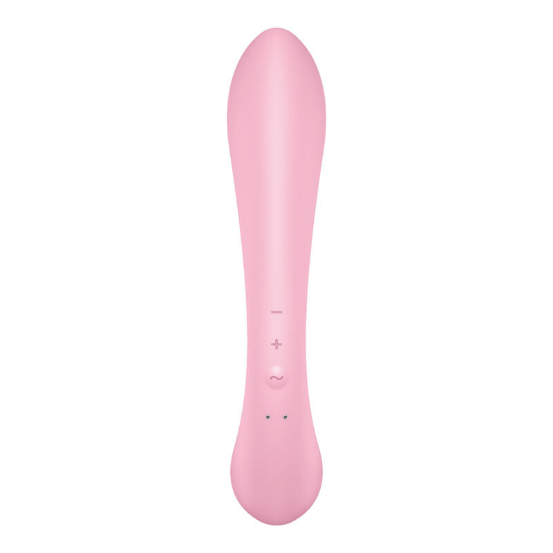 Satisfyer - Triple Oh Hybrid Vibration Pink – Rabbit Vibrator