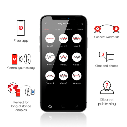 Oninder - Lisboa Black g-Point & Clitoris Stimulator - Free App – Clitoris Stimulator for Couples