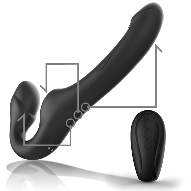 Ibiza - Strapless Vibrator with Remote Control Push Button – Remote Control Vibrator