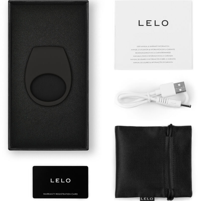 TOR 3 BLACK VIBRATOR RING | LELO — Black