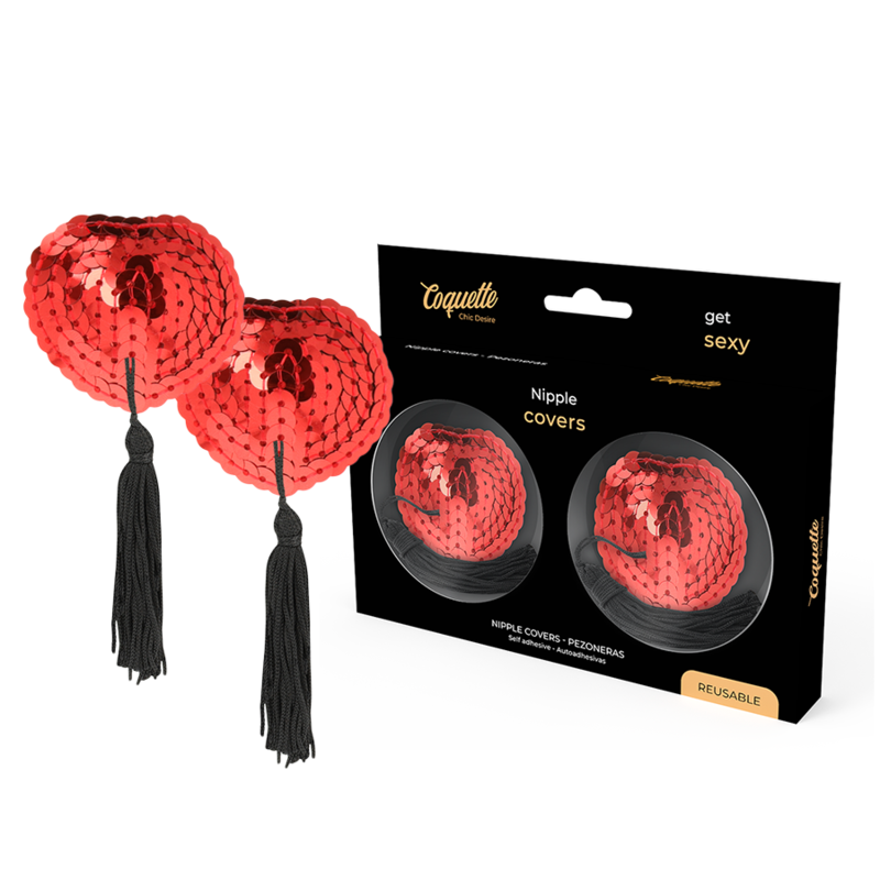 Coquette Chic Desire - Nipple Covers Red