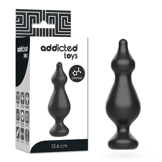 Addicted Toys - Anal Sexual Plug 13.6 cm Black – Toy Cleaner