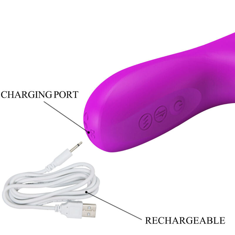 Pretty Love - Reese Vibrator with Purple Rotation – Clitoral Vibrator