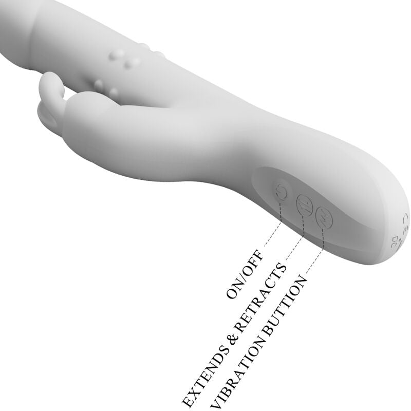 Pretty Love - Reese Vibrator with Silver Rotation – Clitoral Vibrator