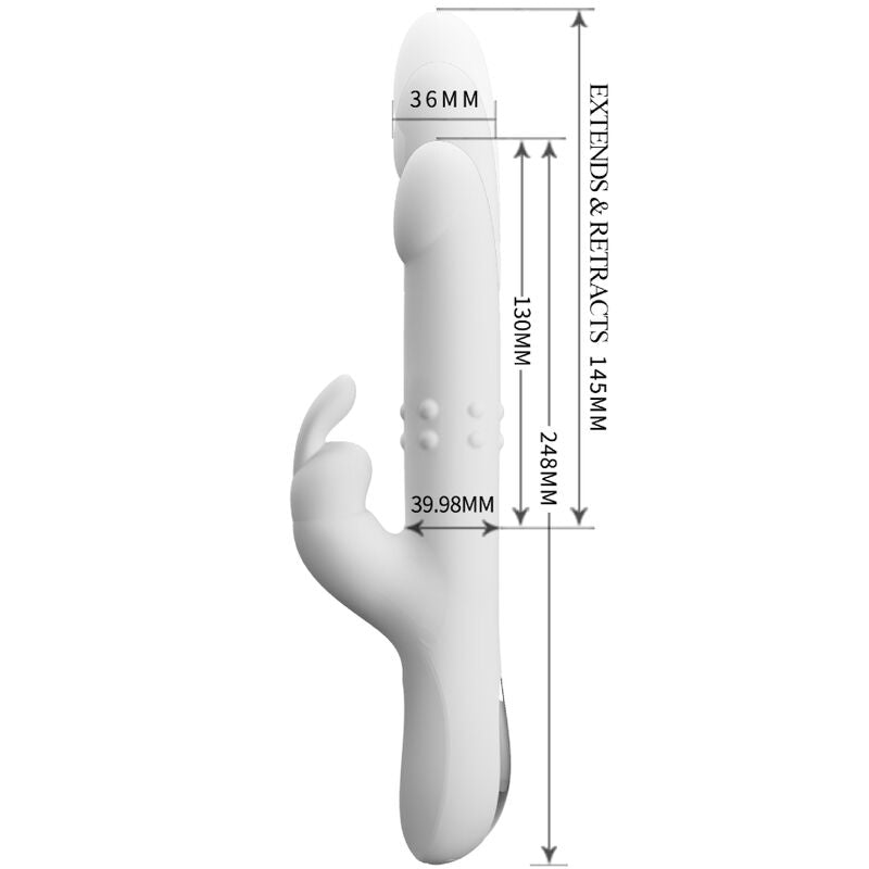 Pretty Love - Reese Vibrator with Silver Rotation – Clitoral Vibrator