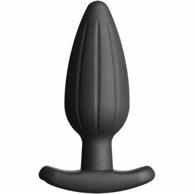 Electrastim Silicone Black Rocker Butt Plug Large body