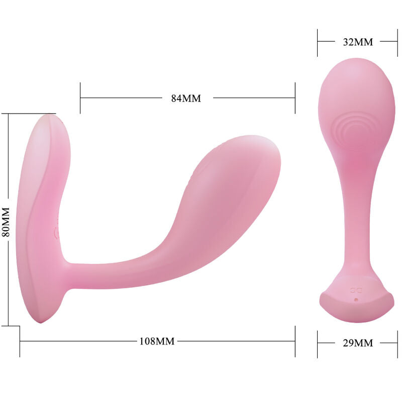 Pretty Love - Baird G-Spot 12 Vibrations Rechargeable Pink App – G Spot Vibrator