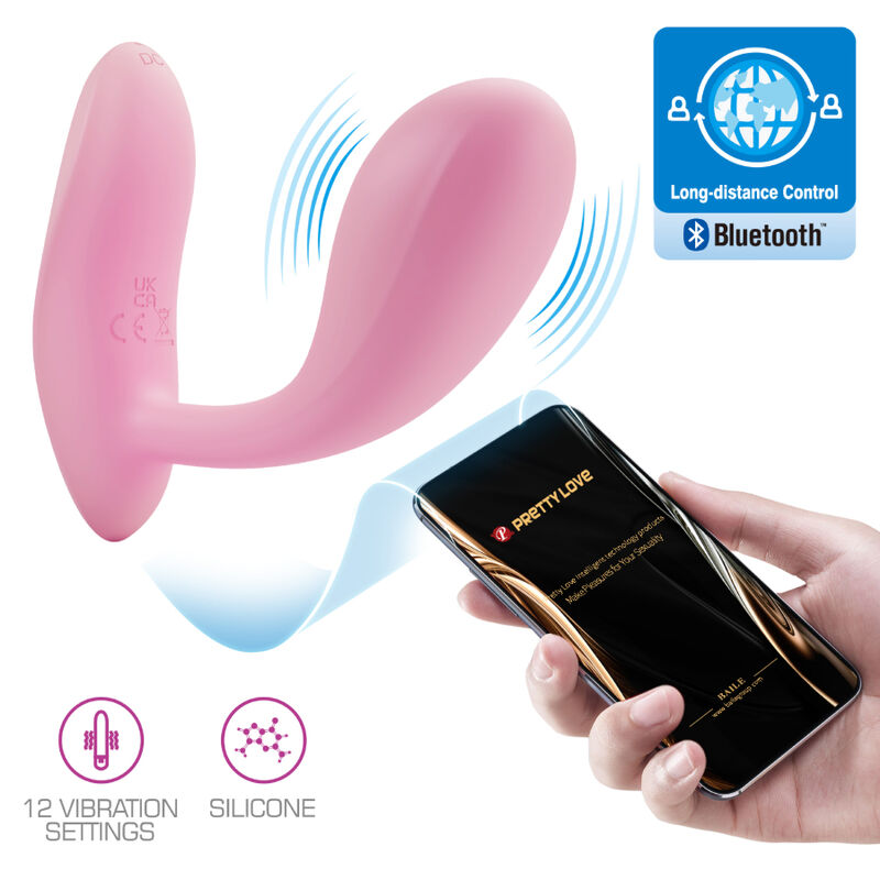 Pretty Love - Baird G-Spot 12 Vibrations Rechargeable Pink App – G Spot Vibrator