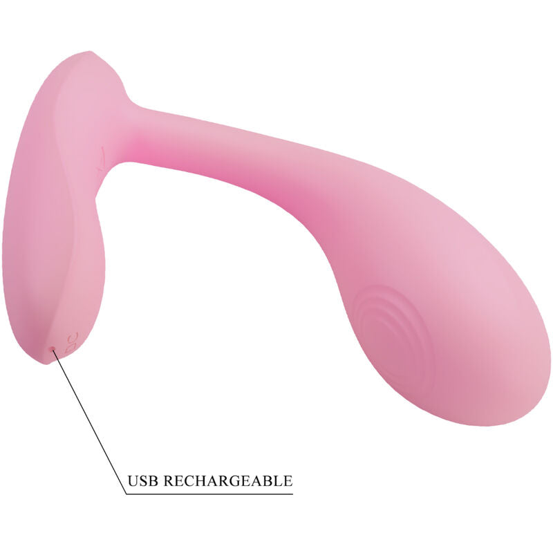 Pretty Love - Baird G-Spot 12 Vibrations Rechargeable Pink App – G Spot Vibrator