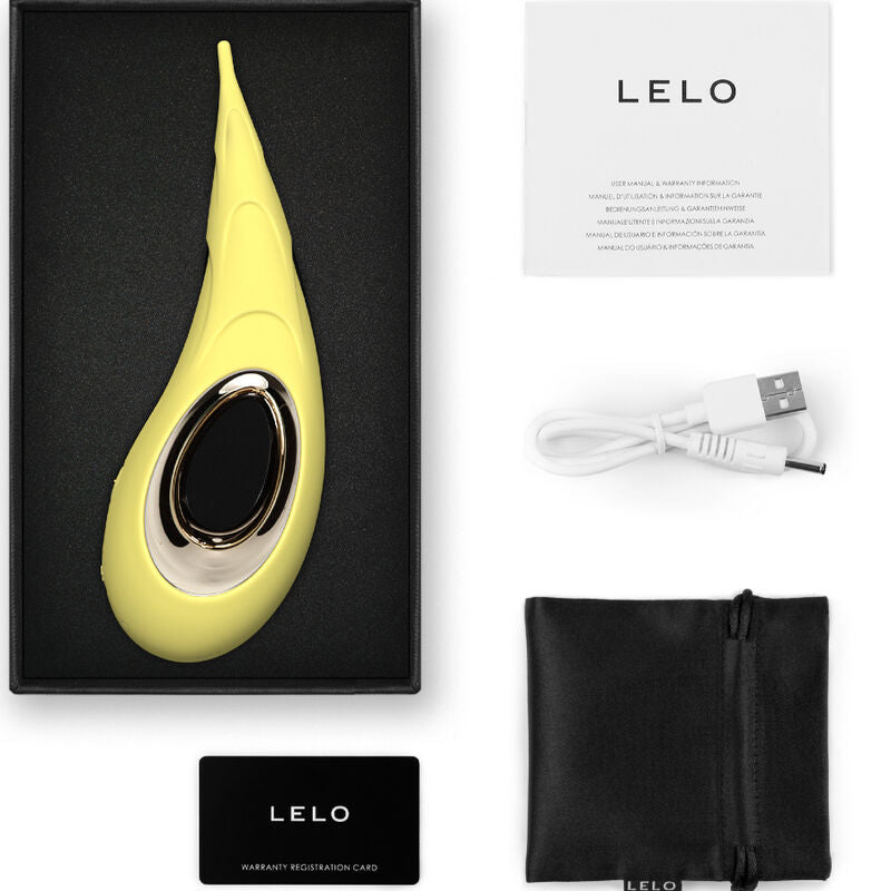 Lelo - Dot Cruise Yellow Clitoris Stimulator – Clitoral Suction Stimulator
