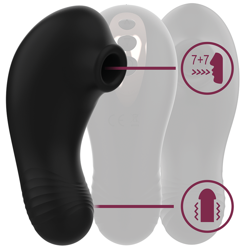 Rithual - Shushu Pro Pocket Clitoris Stimulator 2 Powerful Jet Motors – Mini Clitoris Stimulator