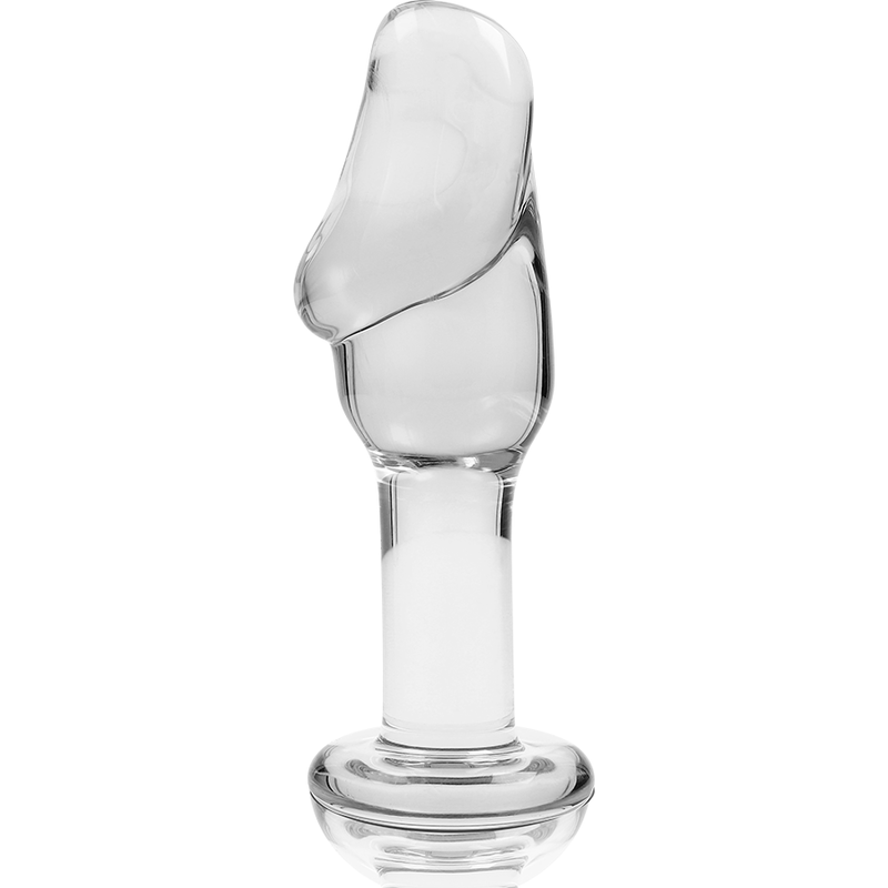 Nebula Series by Ibiza - Model 6 Anal Plug Borosilicate Glass Clear 12.5 cm - O - 4 cm – Butt Plug
