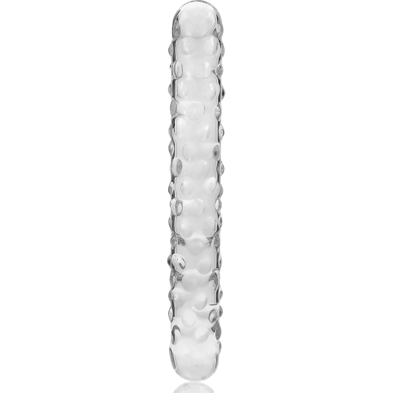 Nebula Series by Ibiza - Model 15 Dildo Borosilicate Glass Clear 18.5 cm - O - 3 cm – Glass Dildo