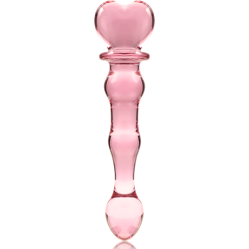 Nebula Series by Ibiza - Model 21 Dildo Borosilicate Glass Pink 20.5 cm - O - 3.5 cm – Glass Dildo