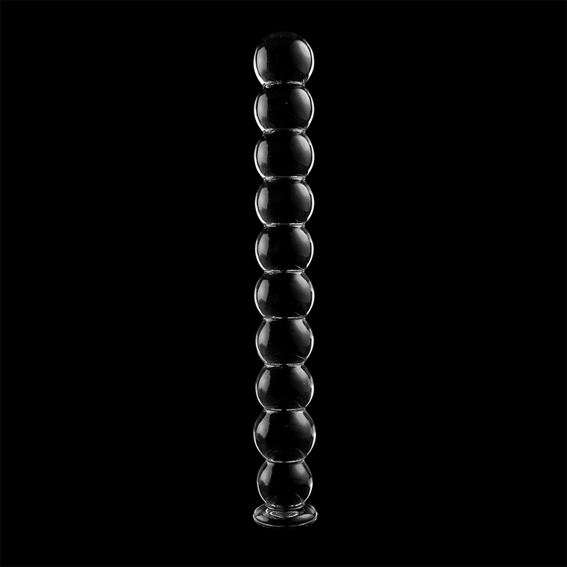 Nebula Series by Ibiza - Model 22 Dildo Borosilicate Glass Clear 21.5 cm - O - 2.5 cm – Glass Dildo