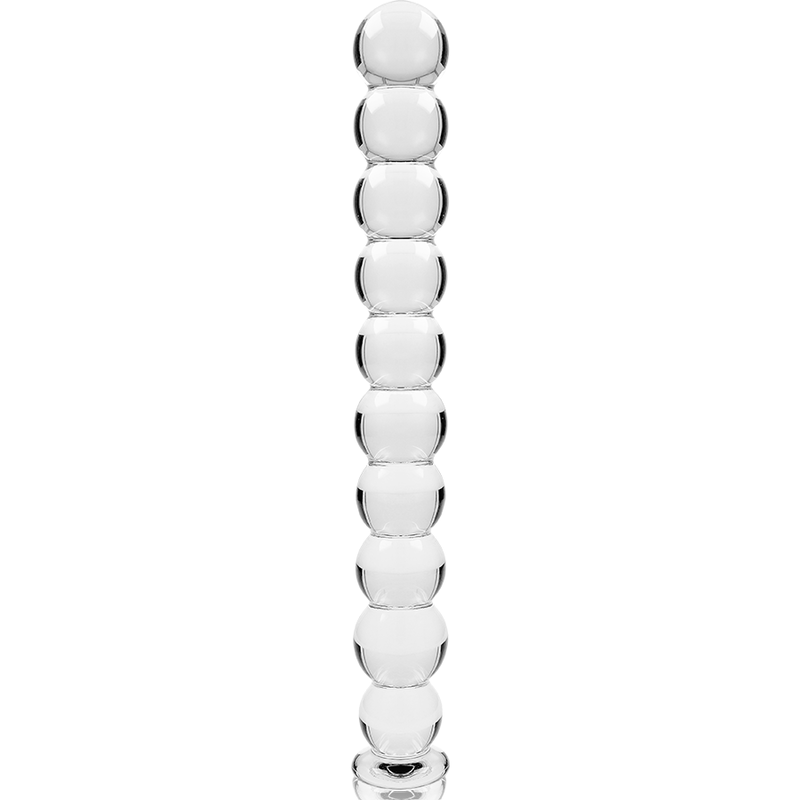 Nebula Series by Ibiza - Model 22 Dildo Borosilicate Glass Clear 21.5 cm - O - 2.5 cm – Glass Dildo