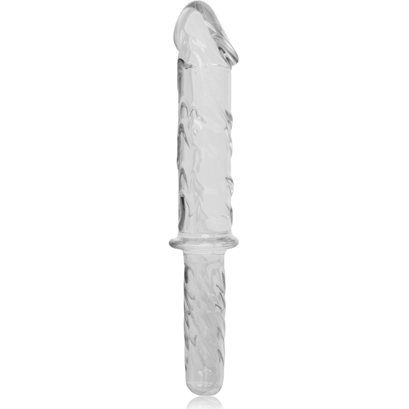 Nebula Series by Ibiza - Model 24 Dildo Borosilicate Glass Clear 28.5 cm - O - 5 cm – Glass Dildo