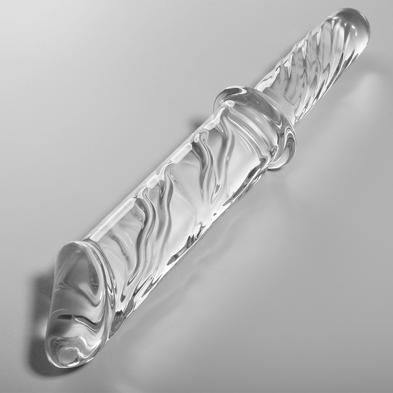 Nebula Series by Ibiza - Model 24 Dildo Borosilicate Glass Clear 28.5 cm - O - 5 cm – Glass Dildo