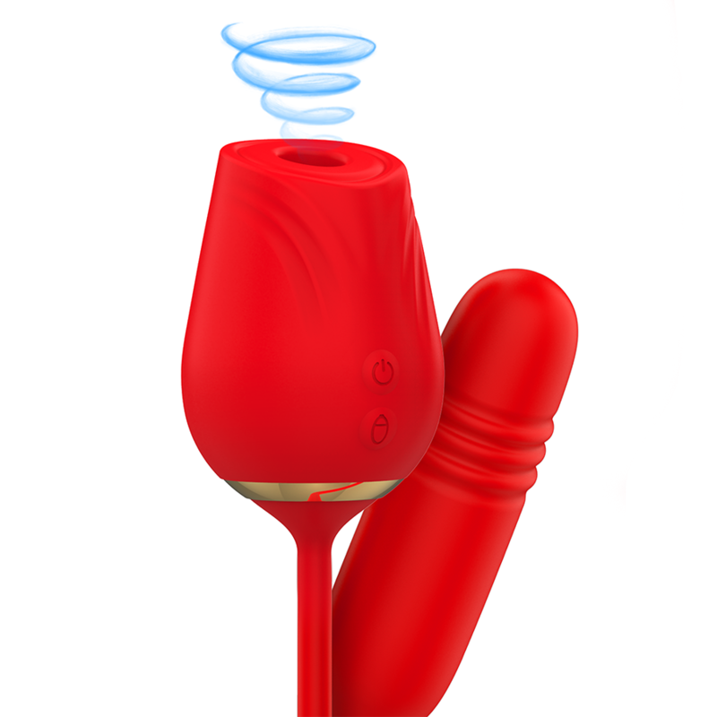 Mia - Amalfi Double Pleasure Suction + Up and Down – Clitoral Vibrator