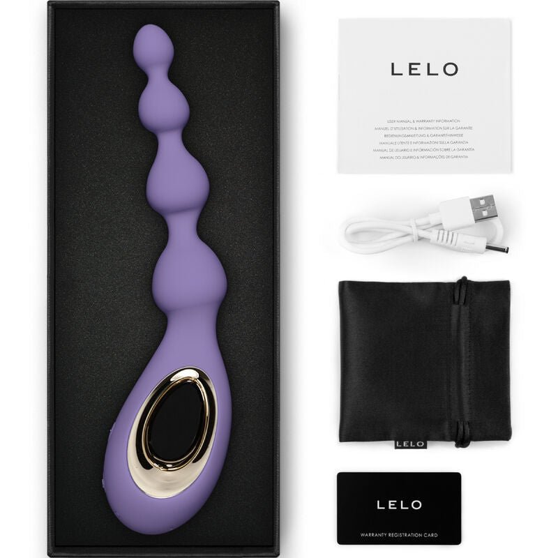 Lelo - Soraya Beads Violet Anal Massager – Anal Beads