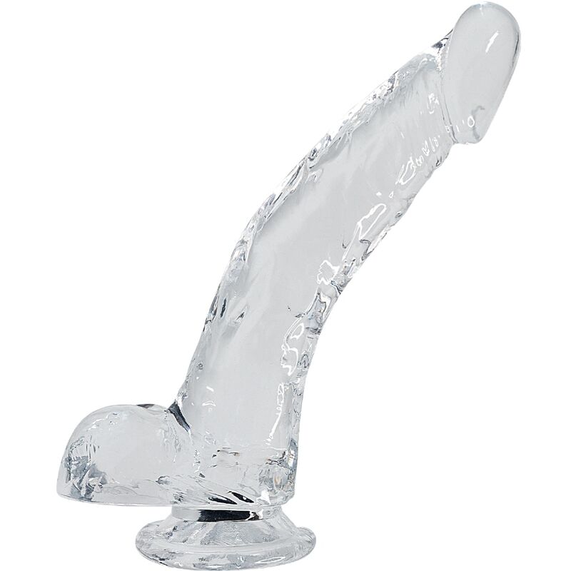 Alive - Stallion Realistic Penis Transparent 22 cm – Suction Cup Dildo