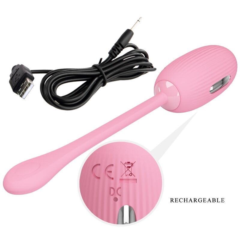 Pretty Love - Doreen Pink Rechargeable Vibrating Egg – Egg Vibrator