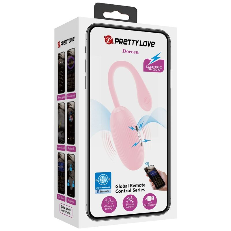 Pretty Love - Doreen Pink Rechargeable Vibrating Egg – Egg Vibrator