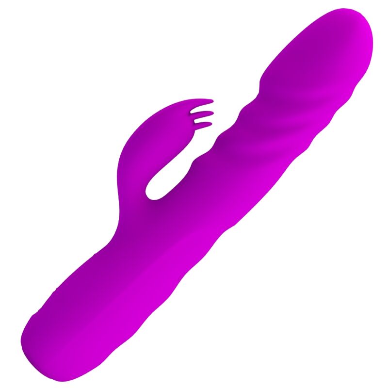 Pretty Love - Melanie Purple Rechargeable Rabbit Vibrator – G Spot Rabbit Vibrator