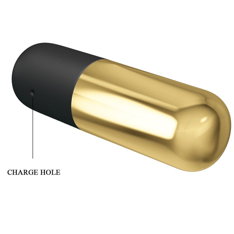 Pretty Love - Golden Rechargeable Bullet Vibrator – Mini Bullet Vibrator