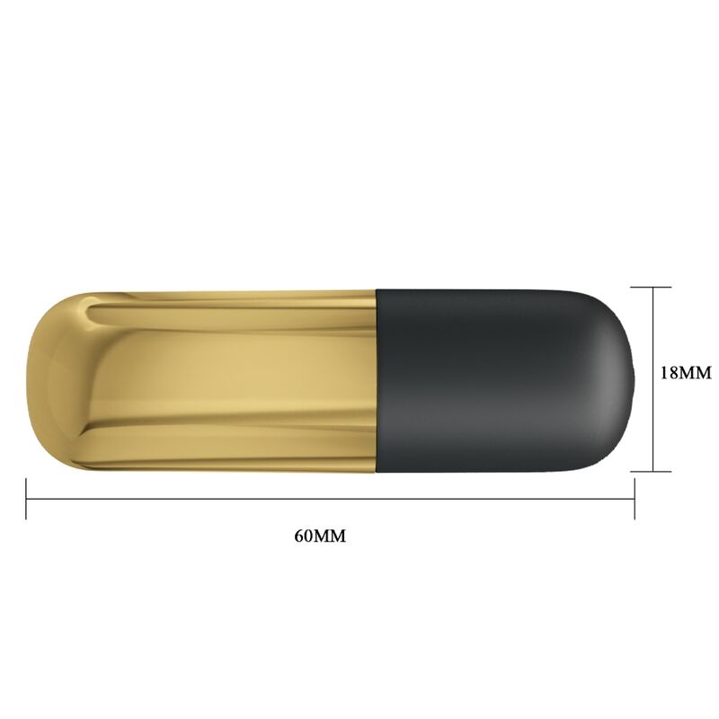 Pretty Love - Golden Rechargeable Bullet Vibrator – Mini Bullet Vibrator