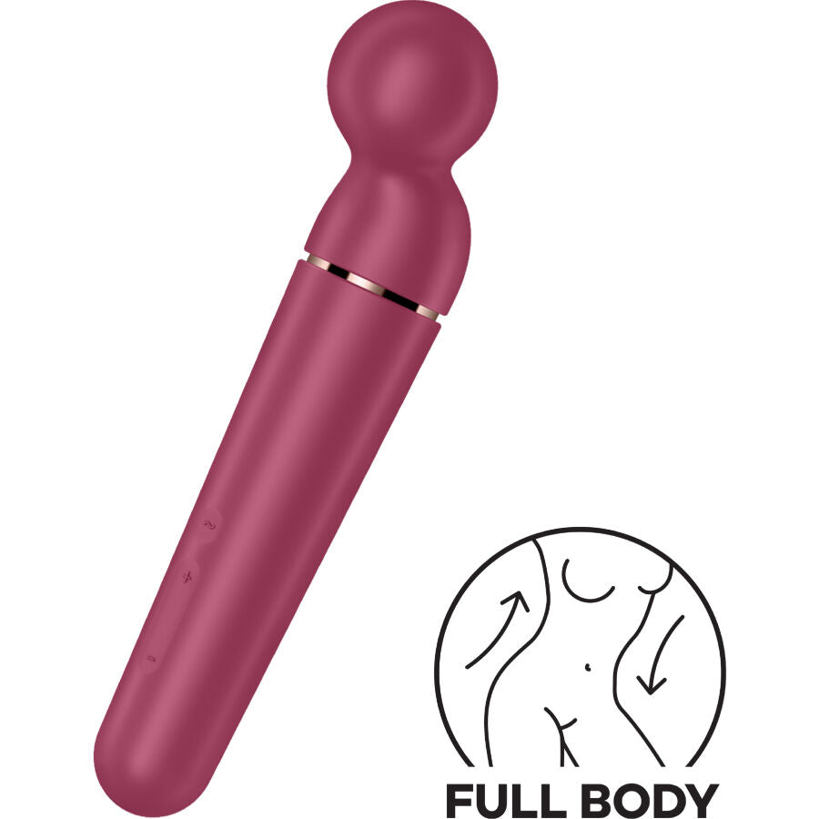 Satisfyer - Planet Wand-Er Vibrator Massager Berry – Wand Vibrator