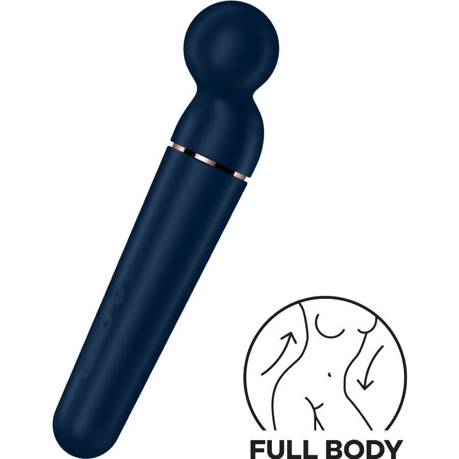 Satisfyer - Planet Wand-Er Vibrator Massager Blue – Wand Vibrator