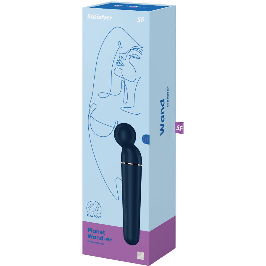 Satisfyer - Planet Wand-Er Vibrator Massager Blue – Wand Vibrator