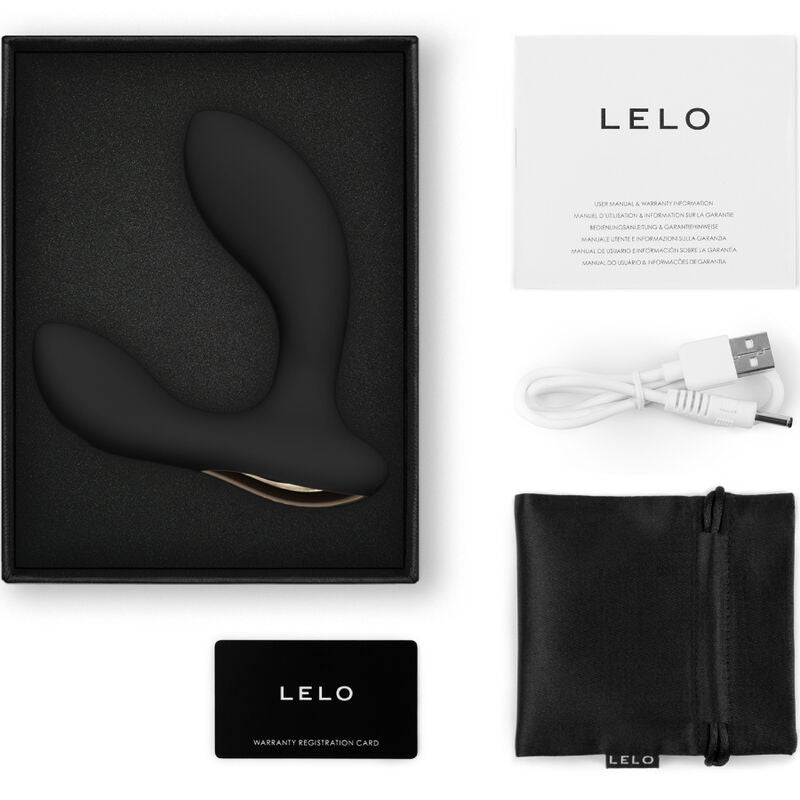 HUGO 2 BLACK PROSTATE MASSAGER | LELO — Black