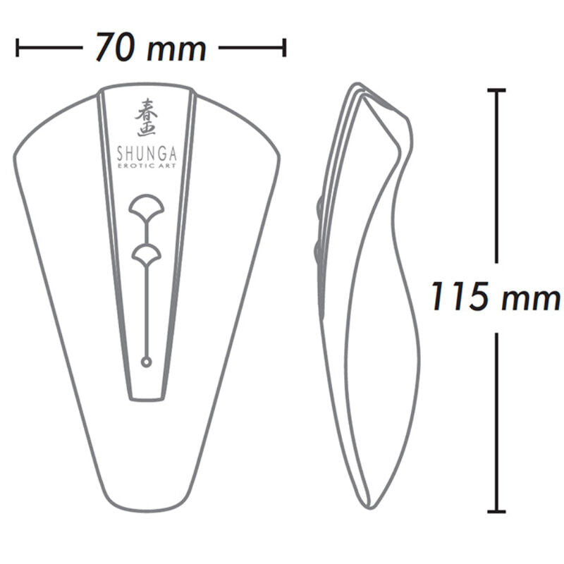 Shunga - Obi Intimate Massager Fuchsia – Clitoral Vibrator