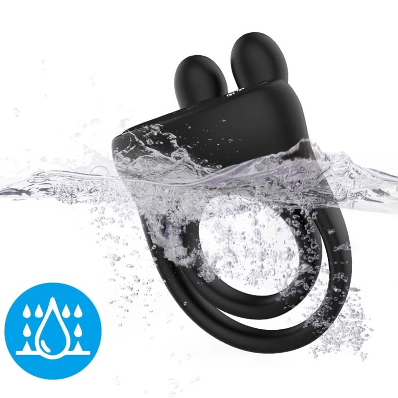 Armony - Ring Vibrator Rabbit Black – Rabbit Vibrator