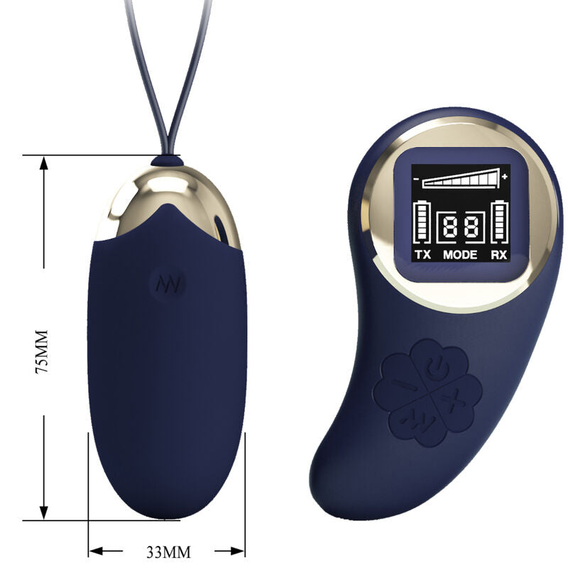 Pretty Love - Mina Vibrating Egg Remote Control Blue – Egg Vibrator