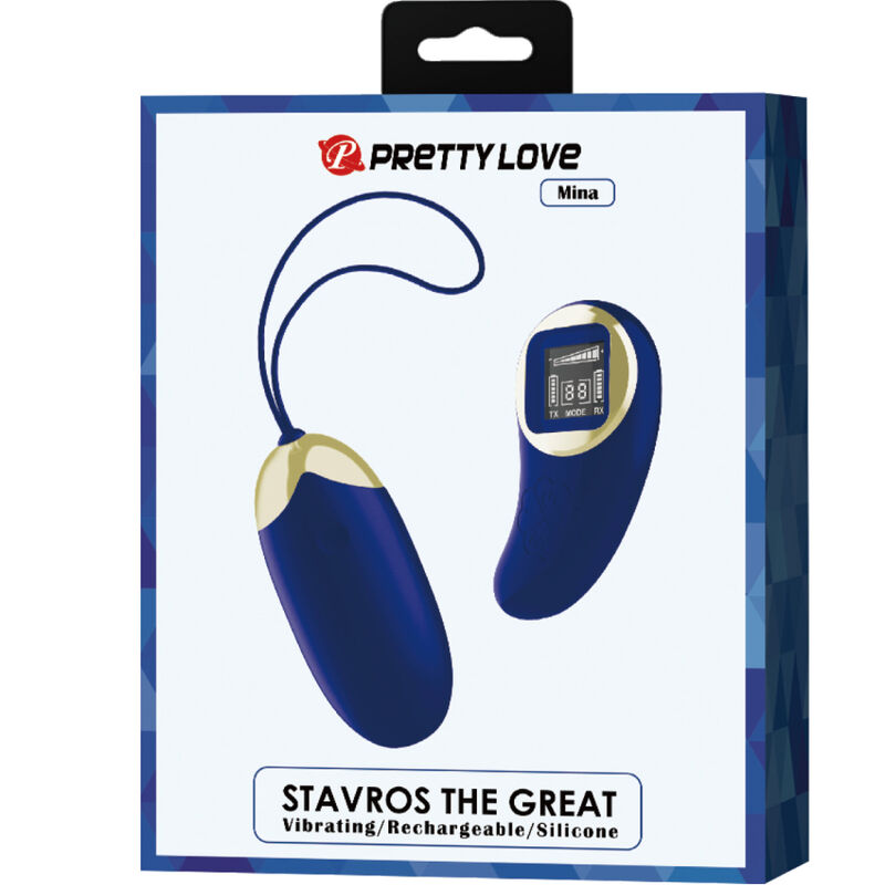 Pretty Love - Mina Vibrating Egg Remote Control Blue – Egg Vibrator