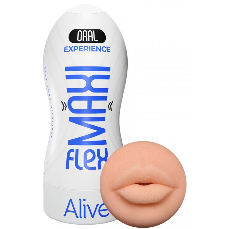 Alive - Maxi Flex Male Masturbador Oral Size L – Male Masturbator