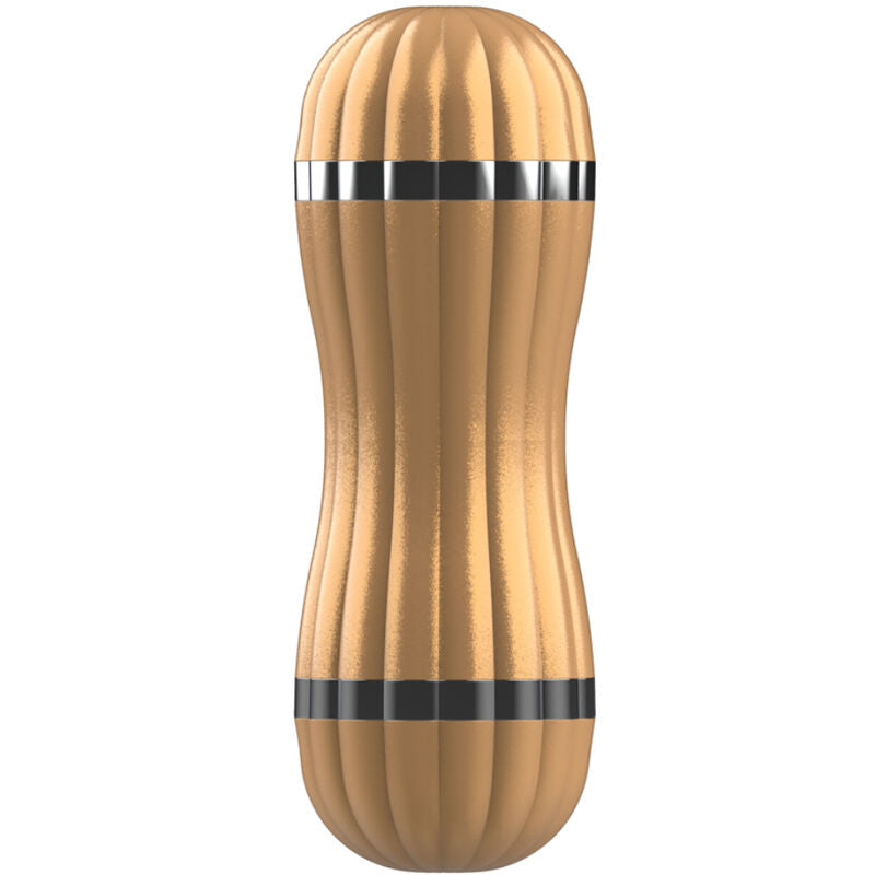 Armony - Bevis Double Masturbator Vagina & Mouth Without Vibration Gold – Male Masturbator