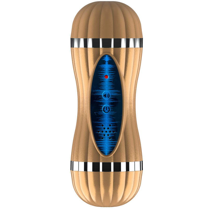 Armony - Bevis Double Masturbator Vagina & Mouth Without Vibration Gold – Male Masturbator