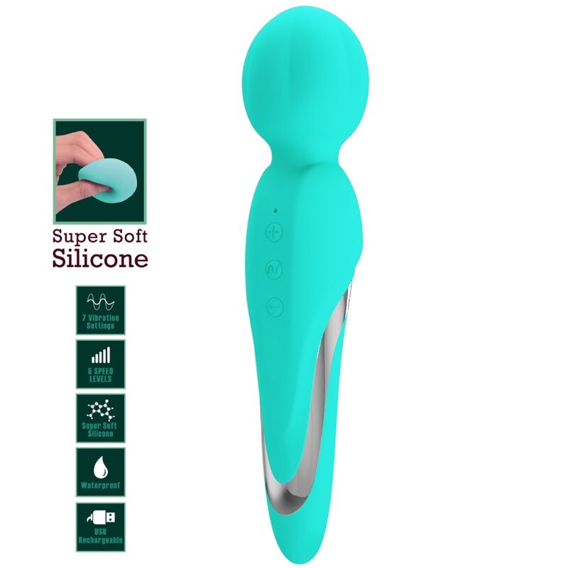 Pretty Love - Walter Vibrator Wand Aqua Green – Wand Vibrator